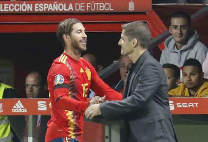 拉莫斯：希望为西班牙踢200场 感激卡西夸赞