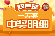 双色球第2019101期一等奖中奖明细