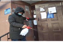 吉林省福彩中心疫情防控志愿者在行动